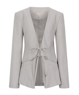 Collarless Jacket